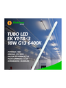 TUBO LED EK YT-T8/3-18W G13 6400K