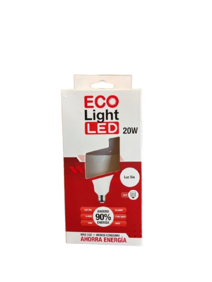 LED BULB 20W YT-A95-1 ECOLIGHT 6400K CAJA
