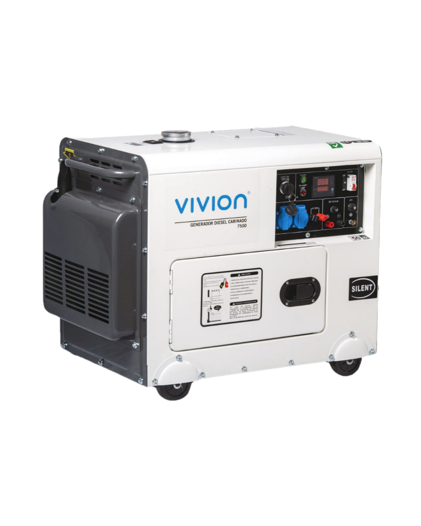 GENERADOR MONOFÁSICO DIESEL 7.5KVA / ATS MONOFÁSICO VIVION 7.5KVA