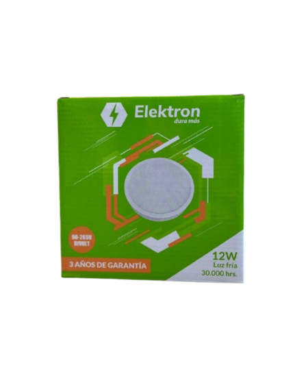 PANEL LED ELEKTRON ADOSAR 12W RED. TM-PLSR SMD 6400K 170MM