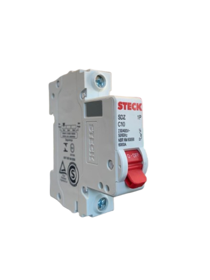 DISYUNTOR SDZ 1X10A 6KAC - STECK