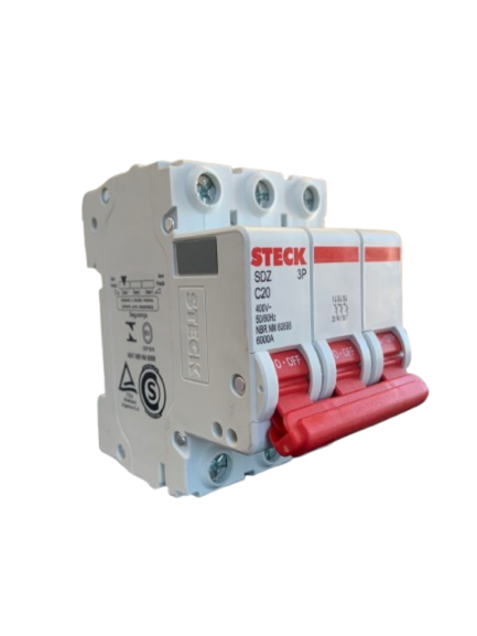 DISYUNTOR SDZ 3X20A 6KAC - STECK