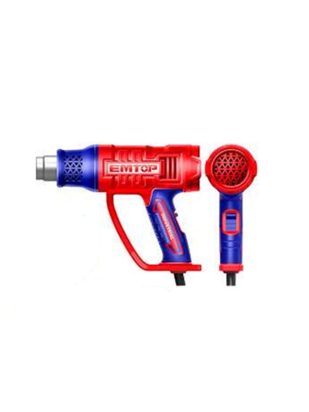 PISTOLA DE CALOR 2000W 3 NIVELES + ACC. EMTOP