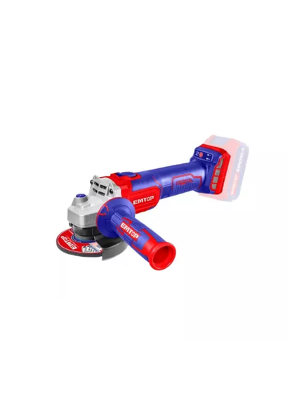 AMOLADORA 115MM BL 900W+ACC.1XBATERIA 20V4AH (M) EMTOP