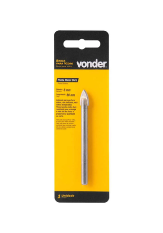 VONDER MECHA DE VIDRIO 08.0 X 80MM