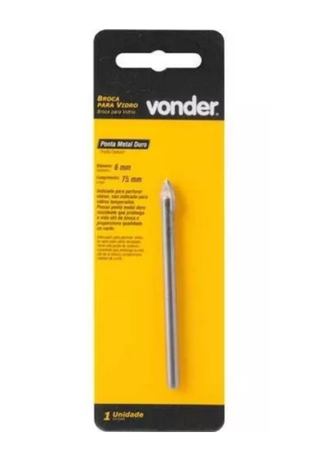 VONDER MECHA DE VIDRIO 06.0 X 75MM