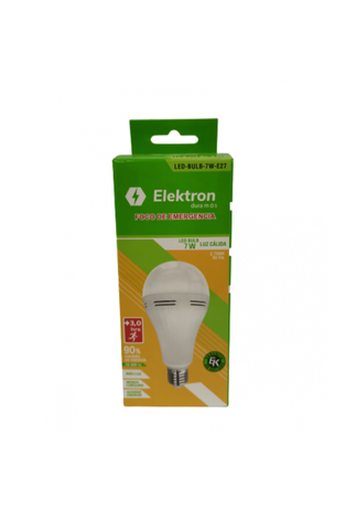 LED BULB EMERGENCIA 7W EK 2700K TMEM70 CAJA