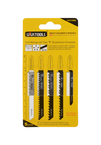 HOJA P/CALADORA P/MADERA 5PZ HC5M2UYUS