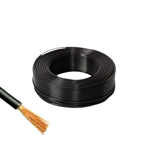CABLE EK MULTIFILAR 2MM2 - NEGRO ROLLO 100M
