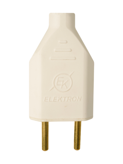 FICHA MACHO BLANCO EK4-006 ELEKTRON