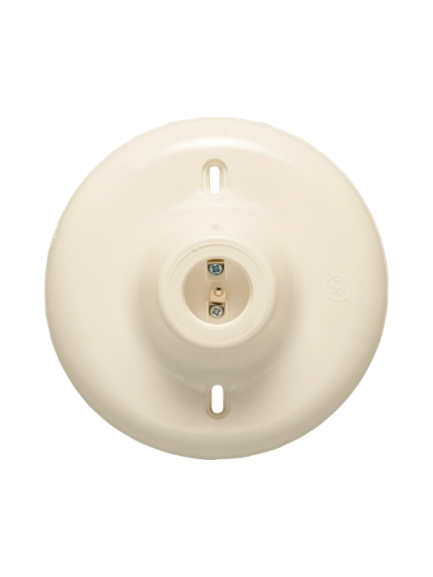 PORTALAMPARA PLAFON E27 BLANCO ELEKTRON