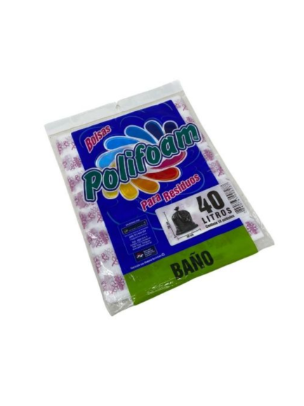 BOLSA P/ BAÑO 40LT