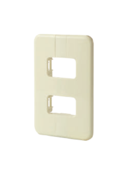 PLACA SEPARADA DE 2 PUNTOS ELEKTRON 10A 250 V