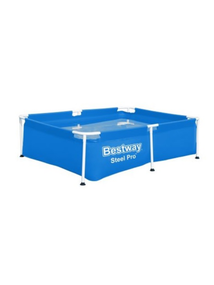 Piscina rect. con est. metalica 1.000Lt. sin Depurador. Bestway - 10473