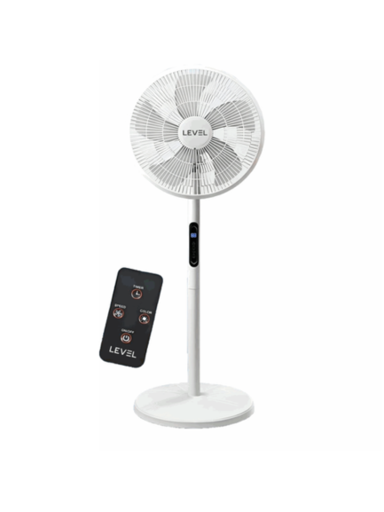 VENTILADOR DE PIE 16" 110V 5 ASPAS 8 VELOCIDADES LEVEL (REG) - LVC-207-110