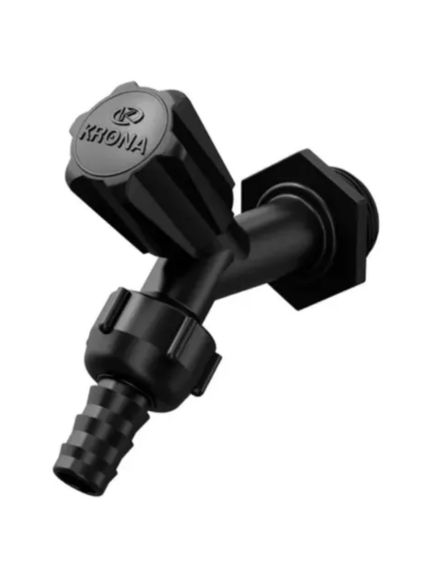 CANILLA PLASTICA NEGRO 1/2 KRONA