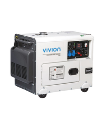 [4499] GENERADOR MONOFÁSICO DIESEL 7.5KVA / ATS MONOFÁSICO VIVION 7.5KVA