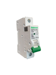 [1141] INTERRUPTOR TERMOMAGNÉTICO ACCESORIABLE ELEKTRON 25A 6KA 1P