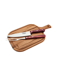 [5144] JUEGO P/ ASADO 3 PZAS (TAB) CHURRASCO CEREZO TRAMONTINA