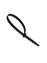 [1036] CINTILLO COLLARIN 400x5mm NEGRO X100UND - ARGO