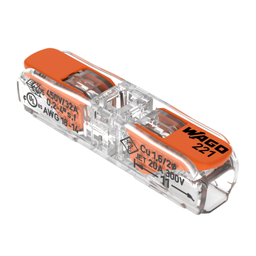 [7068] CONECTOR WAGO EN LINEA 221-2411 HASTA 4mm2