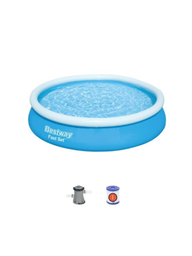 Piscina borde inflable 366x76cm 5.377Lt. con depurador. Bestway - 57274