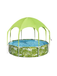 Piscina redonda con est. met. y parasol 1.688Lt. Steel Pro. Bestway - 56432