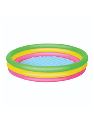 Piscina infantil triple anillo. Piso inflable 62Lts. Bestway - 51104