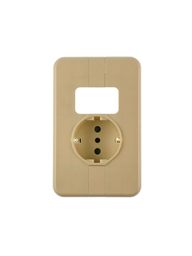 [1230] TOMA SCHUKO 029F EK 20A COMBINADA EMBUTIDO