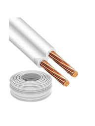 [7454] CABLE CORDON 100MM BLANCO 2X0,75MM - LA7000743